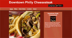 Desktop Screenshot of downtownphillycheesesteaks.com